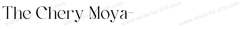 The Chery Moya字体转换
